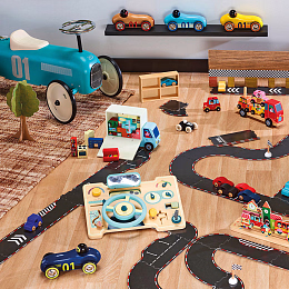 Винтажная гоночная машина 20 см от бренда Vilac