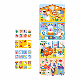 Пазл с карточками Дом от бренда Banana Panda