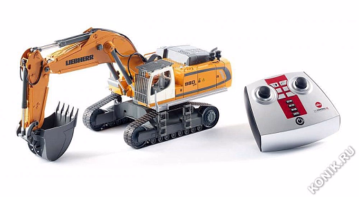 Гусеничный экскаватор Liebherr R980 SME на радиоуправлении от бренда Siku