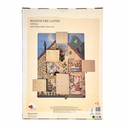 Бизиборд Rabbit house от бренда Egmont Toys