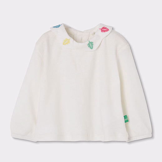 Лонгслив Embroidery Leaves и штаны от бренда Boboli