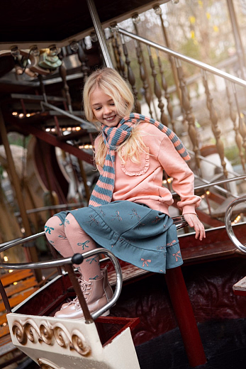 Юбка Ruffle Bow Print от бренда Sproet & Sprout