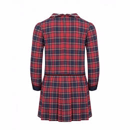 Платье в красно-синюю клетку от бренда Eirene