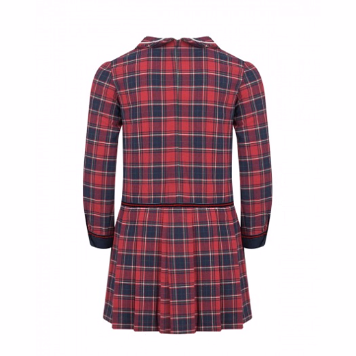 Платье в красно-синюю клетку от бренда Eirene