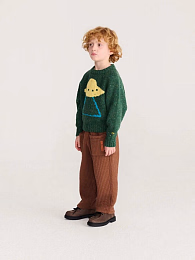 Штаны стеганые Brown от бренда Bobo Choses