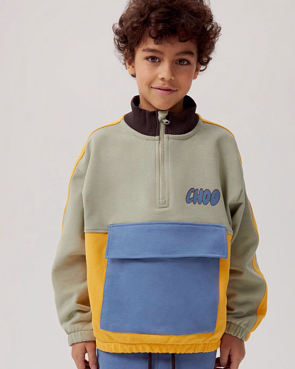 Свитшот Color Block от бренда CHOOCHOO