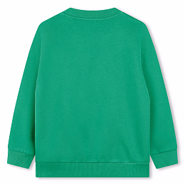 Свитшот "Тигриный рык" зеленого цвета от бренда Kenzo