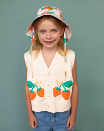 Джинсы STRAWBERRIES EMBROIDERED от бренда Tinycottons