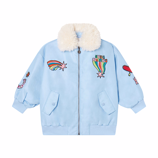 Бомбер Blue Stella Graphic от бренда Stella McCartney kids