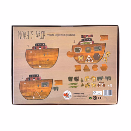 Сортер из дерева "Ноев ковчег" от бренда Egmont Toys