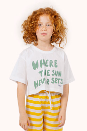 Футболка THE SUN от бренда Tinycottons Белый