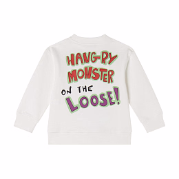 Свитшот Hungry Monster от бренда Stella McCartney kids