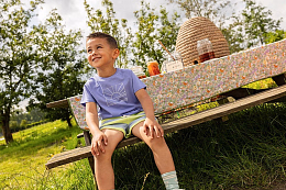 Шорты Terry Stripes от бренда Sproet & Sprout