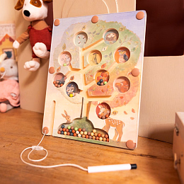 Большой магнитный лабиринт Дерево от бренда Egmont Toys