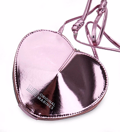 Сумка сердце розового цвета от бренда Original Marines