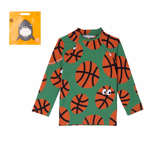 Лонгслив Basketball Print от бренда Stella McCartney kids