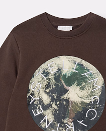 Свитшот Earth Graphic от бренда Stella McCartney kids