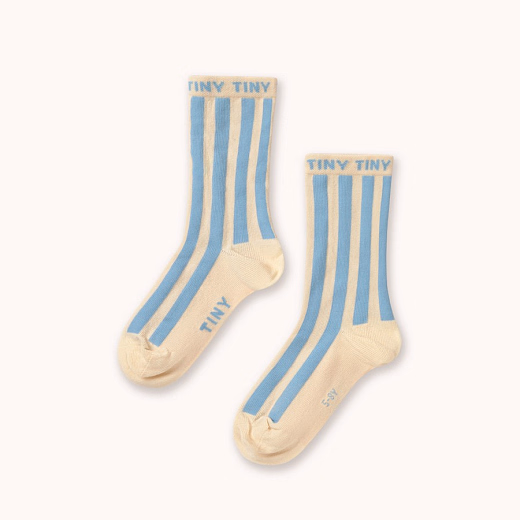 Носки STRIPES Denim Blue от бренда Tinycottons