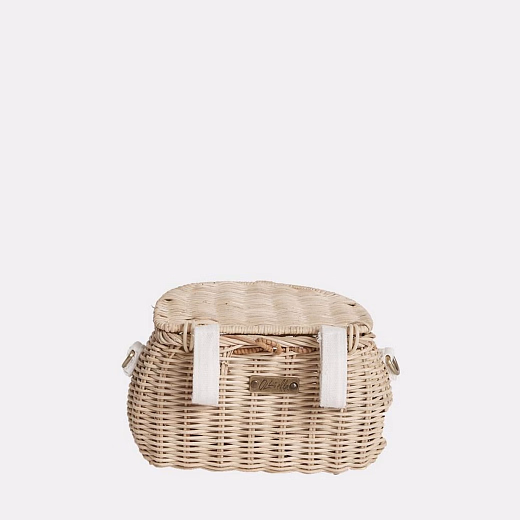 Корзинка для велосипеда, сумка-рюкзак Straw 3 в 1 от бренда Olli Ella