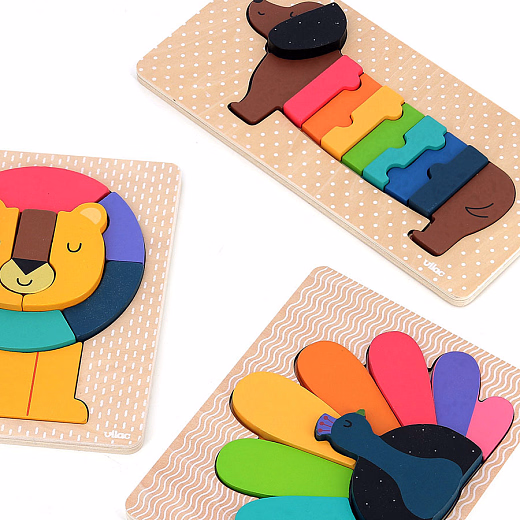 Пазл для малышей Лев от бренда Vilac