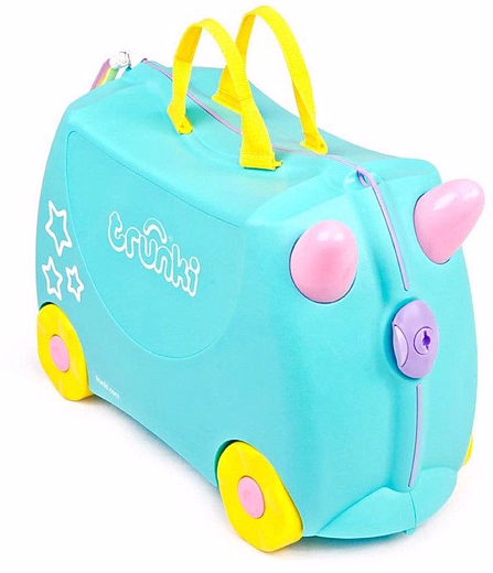Чемодан на колесиках Единорог Уна от бренда Trunki