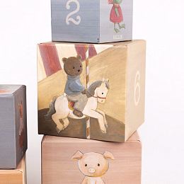 Кубики со счетом "Друзья" от бренда Egmont Toys