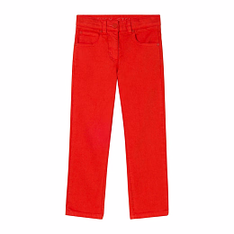 Джинсы красного цвета от бренда Stella McCartney kids