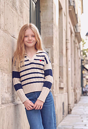 Джемпер Heart embroidery от бренда Boboli