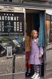 Колготки Block Stripe Purple Night от бренда Sproet & Sprout