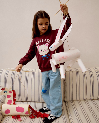 Свитшот Paulette от бренда CHOOCHOO