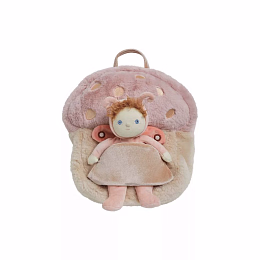 Рюкзак Мухомор с карманом для куклы Pink от бренда Olli Ella