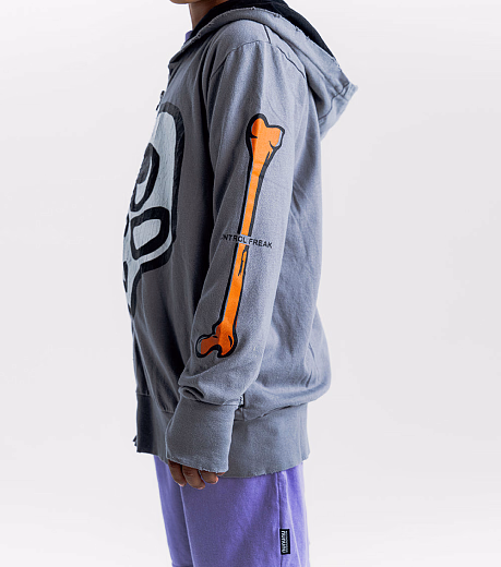 Толстовка SILOU SKULL CONCRETE от бренда NuNuNu