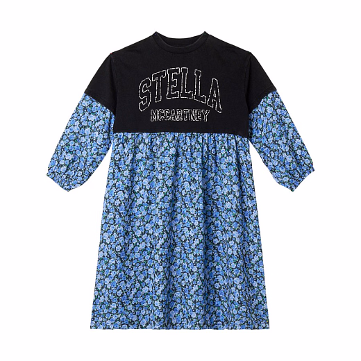 Платье Floral & Logo от бренда Stella McCartney kids