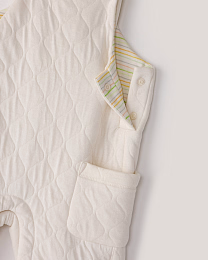 Полукомбинезон из фактурной ткани с подкладом от бренда Anna Leon