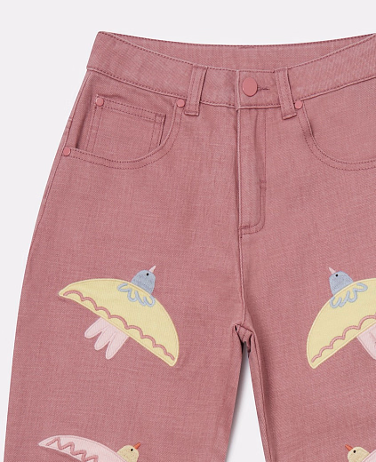 Джинсы Dove Print от бренда Stella McCartney kids