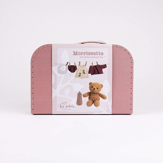 Мишка "Морризет и чемоданчик" от бренда Egmont Toys