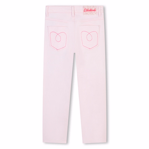 Джинсы с блестящим напылением от бренда Billieblush