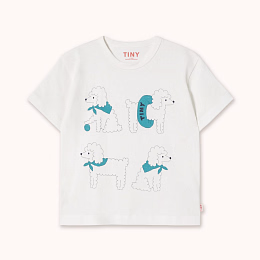 Футболка Poodle от бренда Tinycottons Белый