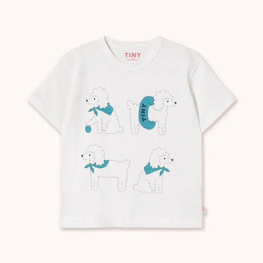 Футболка Poodle от бренда Tinycottons Белый