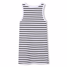 Сарафан в полоску с футболкой от бренда SONIA RYKIEL