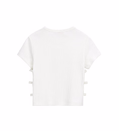 Футболка White Bows от бренда Original Marines Молочный