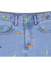 Шорты DOUBLE STONE+BLEACH от бренда Billieblush