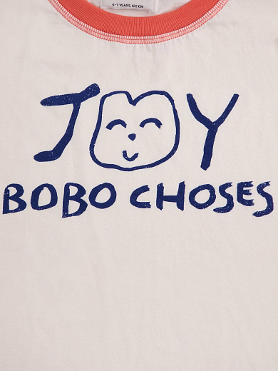 Футболка Smiling от бренда Bobo Choses Молочный