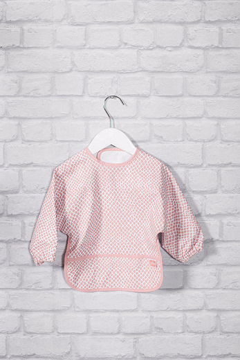 Рубашка - нагрудник Snake Pale Pink от бренда Jollein