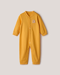 Набор комбинезонов белого и горчичного цвета от бренда Anna Leon