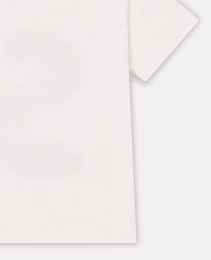 Футболка Floral S Graphic от бренда Stella McCartney kids Молочный