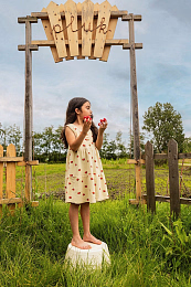 Платье Apple Print от бренда Sproet & Sprout