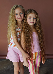 Кроп-топ Waffle Stripes от бренда Sproet & Sprout