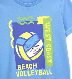 Футболка Blue Beach Volleyball от бренда Original Marines Голубой