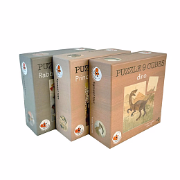 Кубики "Семья кроликов" от бренда Egmont Toys